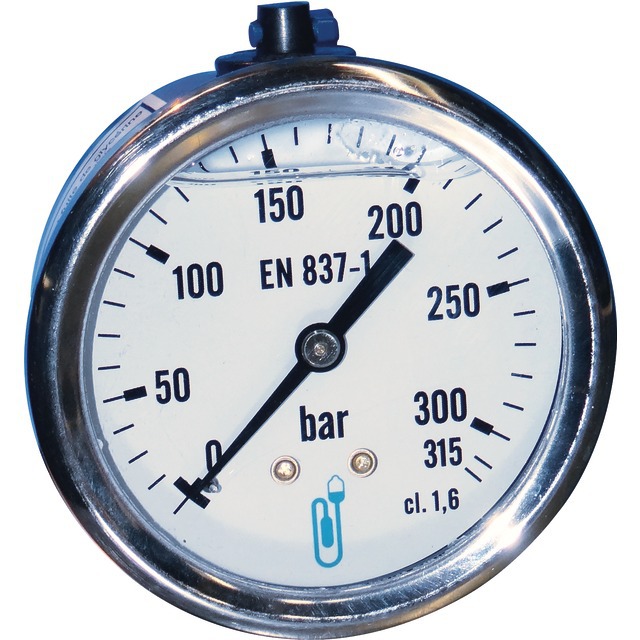 Manometre 63 MM 300 BAR Arriere 1/4" référence fournisseur 32009670